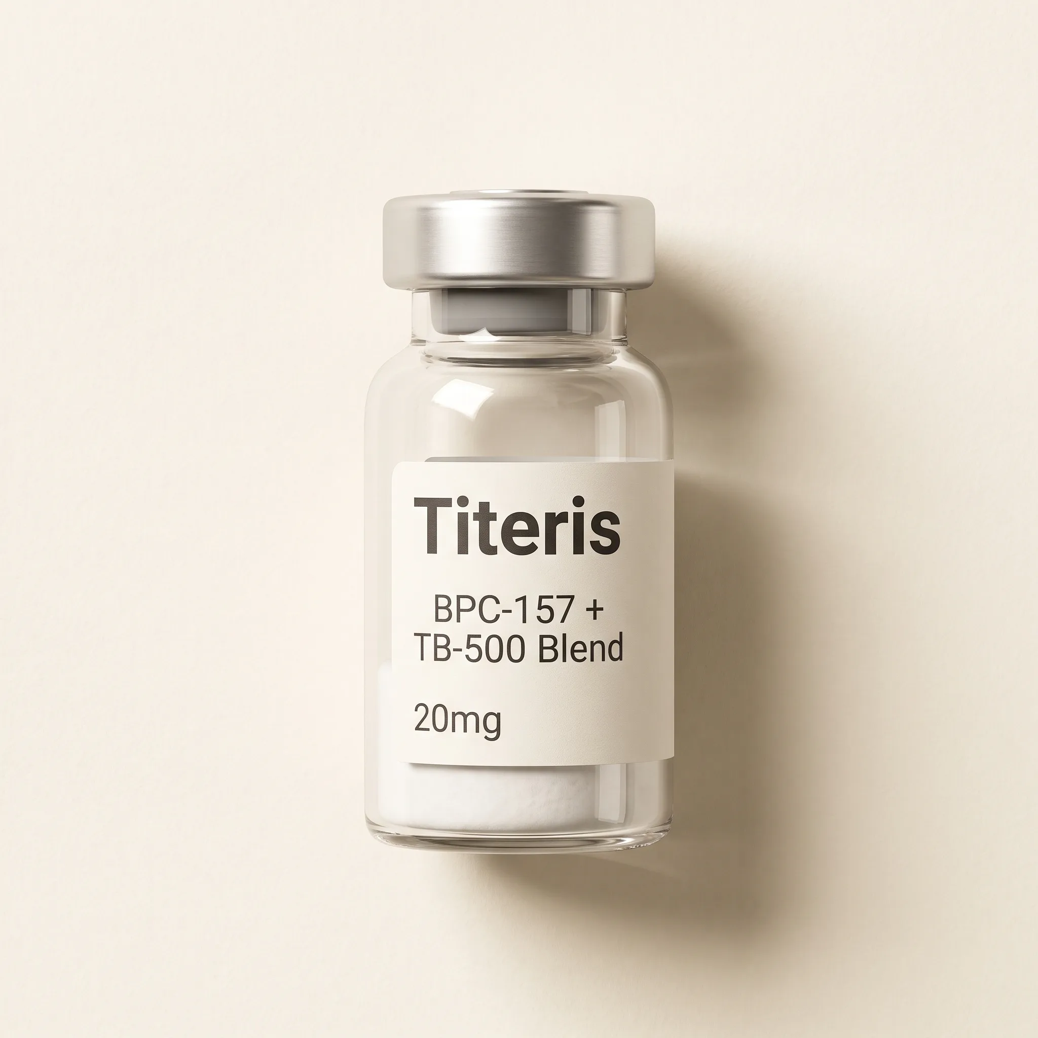 BPC-157 + TB-500 blend research peptide vial