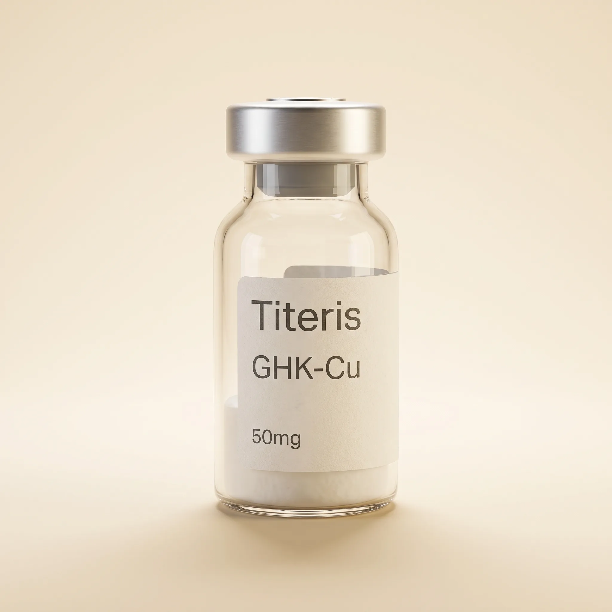 GHK-Cu research peptide vial