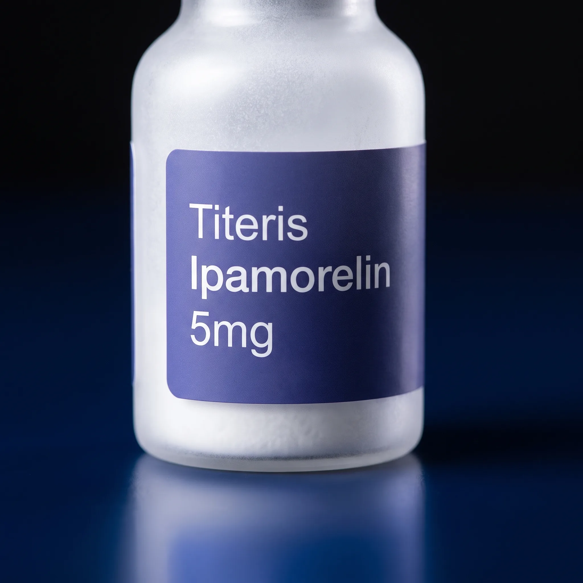 Ipamorelin research peptide vial