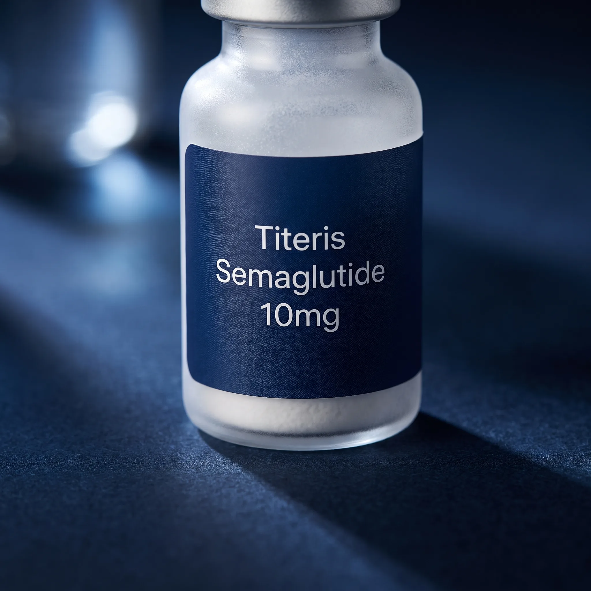 Semaglutide research compound vial — Titeris